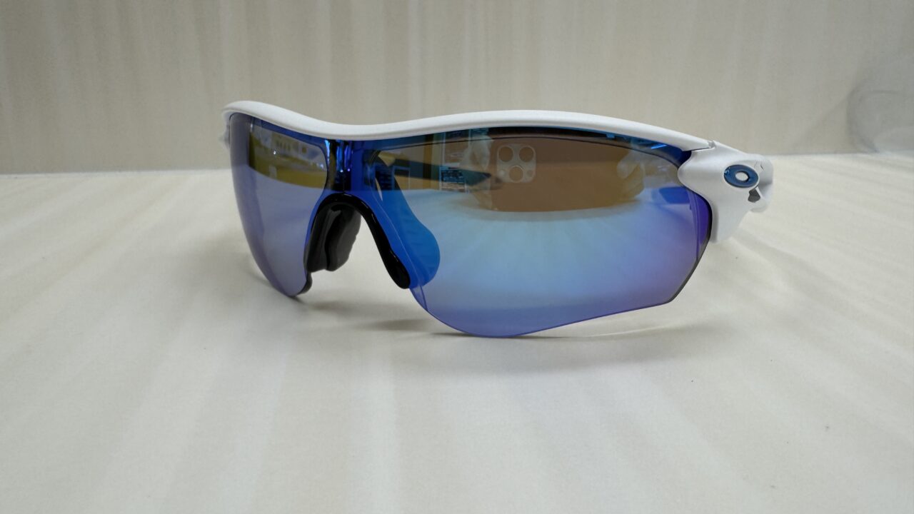 Z*N様 オークリー レーダーロック サングラス ホワイト/ブルー OAKLEY（オークリー） RADAR LOCK PATH レーダー ロック プリズム